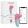 LOVENSE Tenera 2 - stimulator clitoris inteligent (albastru-roz)