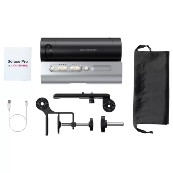 Lovense Solace Pro - Masturbator controlat prin aplicație, pentru bărbați (negru)