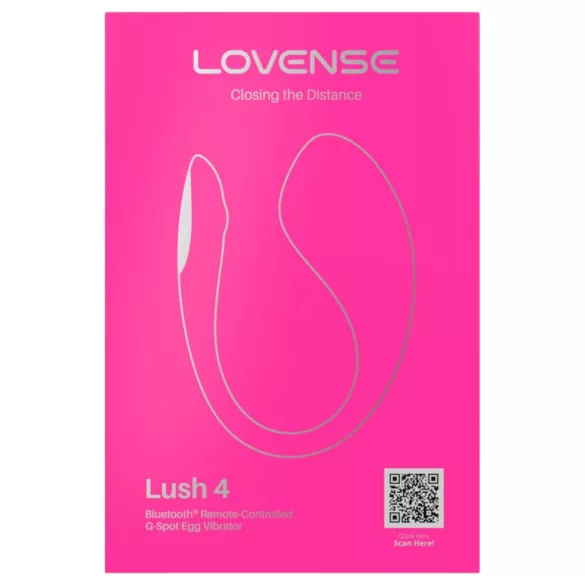 LOVENSE Lush 4 - ou vibrant inteligent (roz)