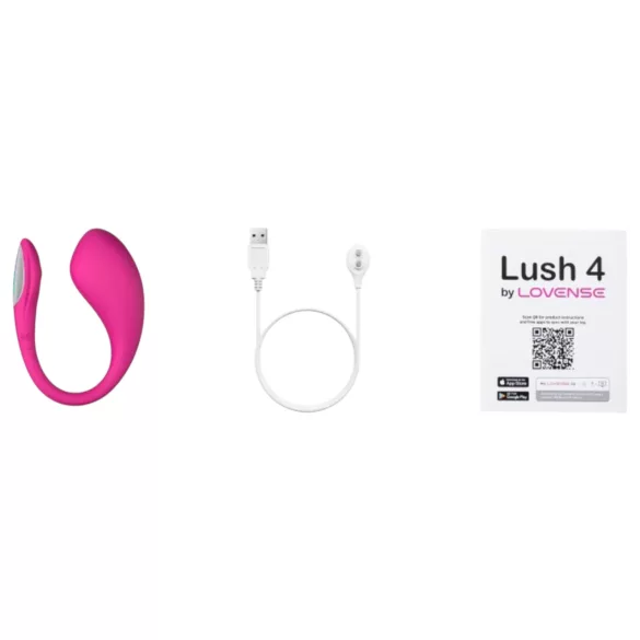 LOVENSE Lush 4 - ou vibrant inteligent (roz)