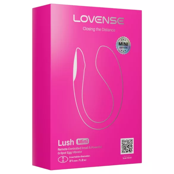 LOVENSE Lush Mini - ou vibrator inteligent (roz)
