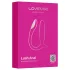 Lovense Lush Anal - vibrator anal controlat prin aplicație, cu LED - roz