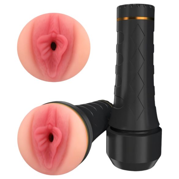 Tracy's Dog - masturbator tip vagin realist - silicon negru-natur