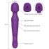 Bagheta Magică Tracy's Dog - vibrator masaj pulsatil (mov)