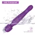 Tracy's Dog - vibrator tip baghetă pulsatorie - masaj - silicon mov