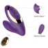 Tracy's Dog 2 - vibrator 2în1 cu pulsații aeriene - mov
