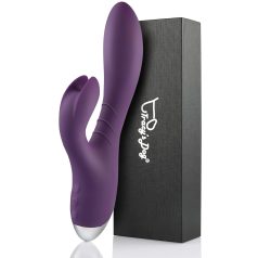   Tracy's Dog - vibrator rabbit cu braț pentru clitoris - rezistent la apă - mov