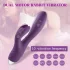 Tracy's Dog - vibrator rabbit cu braț pentru clitoris - rezistent la apă - mov
