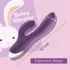 Tracy's Dog - vibrator rabbit cu braț pentru clitoris - rezistent la apă - mov