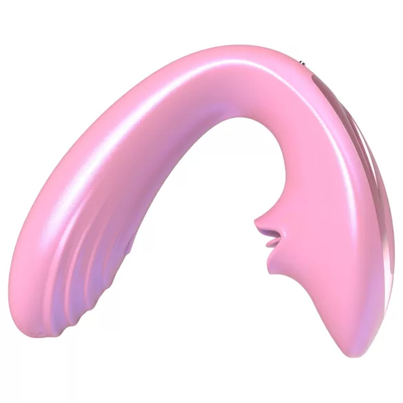 Tracy's Dog OG Lick - vibrator pentru punctul G și stimulator clitoridian (roz)