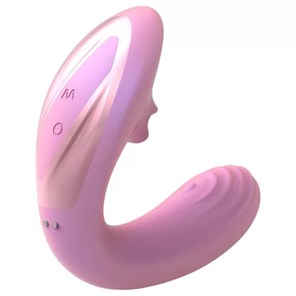 Tracy's Dog OG Lick - vibrator pentru punctul G și stimulator clitoridian (roz)