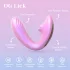 Tracy's Dog OG Lick - vibrator pentru punctul G și stimulator clitoridian (roz)