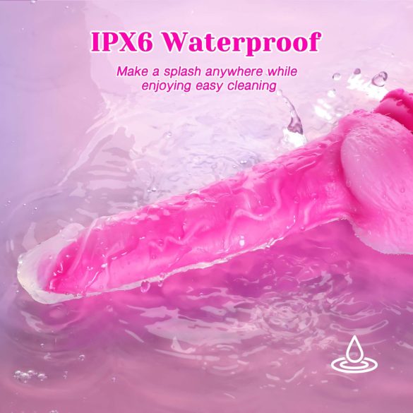 Tracy's Dog Jelivoy-Mid - vibrator realist 20cm - silicon roz (roz)