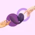 Vibrator Tracy's Dog OG 3 pentru punctul G cu stimulare clitoridiană prin aspirație (mov)