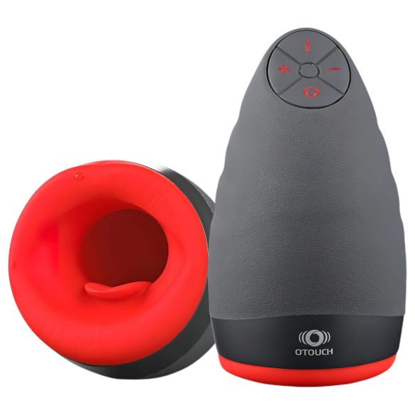 OTOUCH Chiven 2 - masturbator gura vibrator reîncărcabil - negru