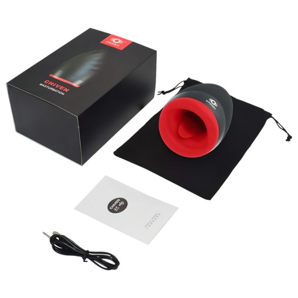 OTOUCH Chiven 2 - masturbator gura vibrator reîncărcabil - negru