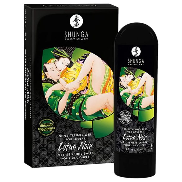 Shunga Lotus Noir - gel stimulant unisex (60ml)