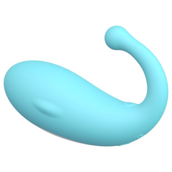Leopard Whale - ou vibrator inteligent cu acumulator - albastru