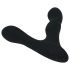 Leopard - Vibrator pentru prostată cu 2 motoare (negru)