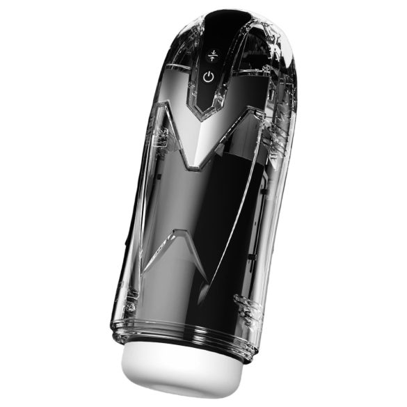 Leopard - masturbator tip push - silicon negru