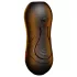 Leopard - masturbator gura și vagin cu vibrator penis - material natural