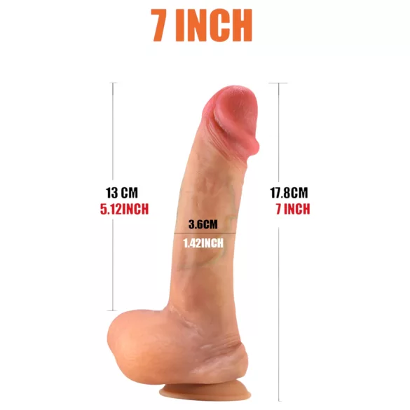 FeelSkin - dildo realist ultra - natur (17,8cm)