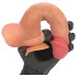 FeelSkin - dildo cu testicule ultra realistice - natur (21 cm)