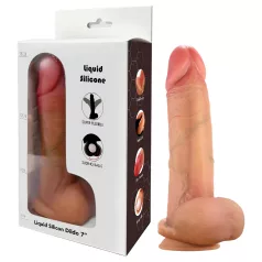 FeelSkin - dildo testicular ultra realist - natur (18,5 cm)