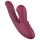 Vibeconnect - Vibrator 2în1 stimulare punct G și clitoris - roșu