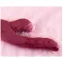 Vibeconnect - Vibrator 2în1 stimulare punct G și clitoris - roșu