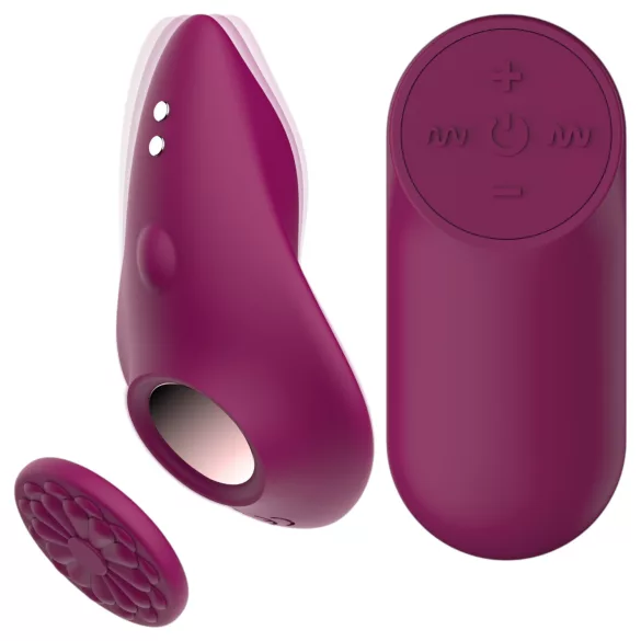 Passion Play - vibrator pentru chiloți cu telecomandă, magnetic (bordo)