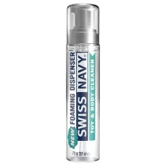   Swiss Navy - Spray curățare jucării și corp - spumă igienizantă 221ml