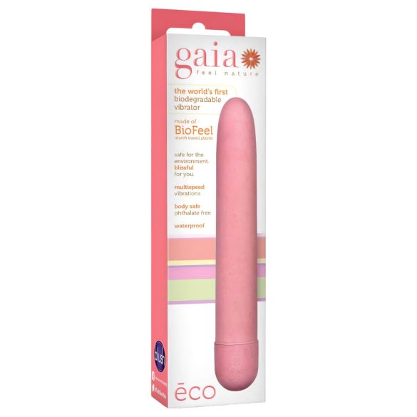 Gaia Eco L - vibrator ecologic (roz) - mare