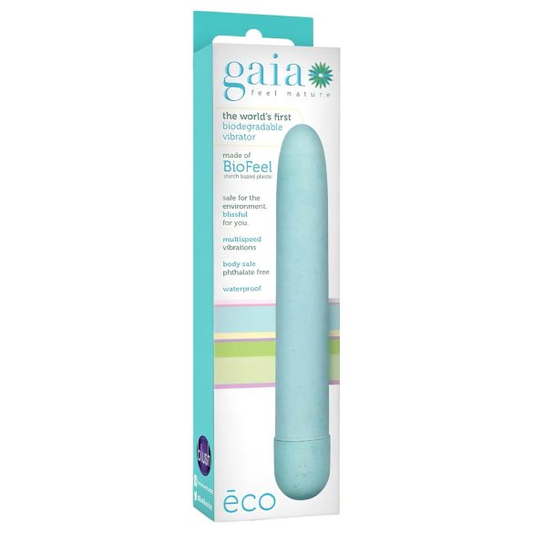 Gaia Eco L - vibrator eco-friendly albastru - mare