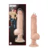 Blush Bad Boy - vibrator cu piercing - 33 cm - culoare naturală