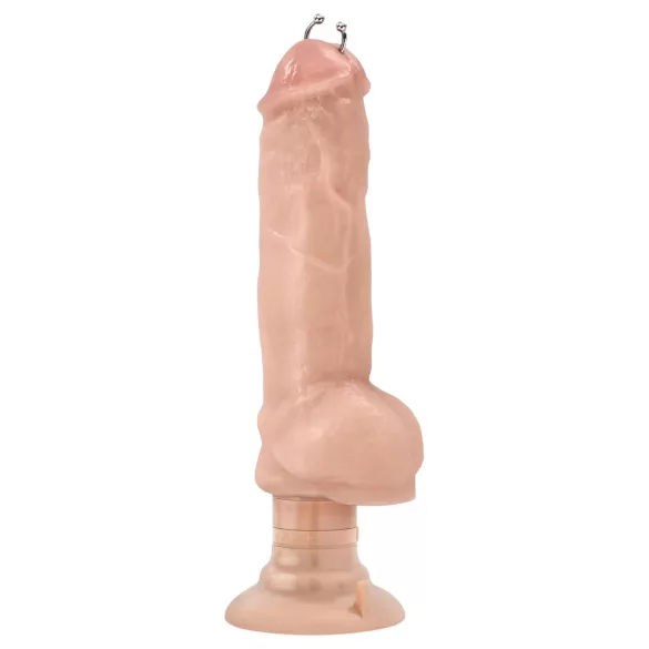 Blush Bad Boy - vibrator cu piercing - 33 cm - culoare naturală