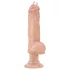 Blush Bad Boy - vibrator cu piercing - 33 cm - culoare naturală