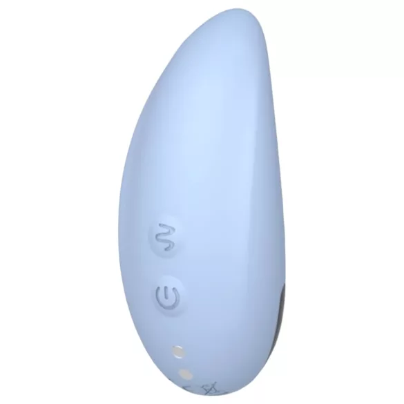 Vibeconnect - vibrator clitoridian cu baterie, rezistent la apă (albastru)