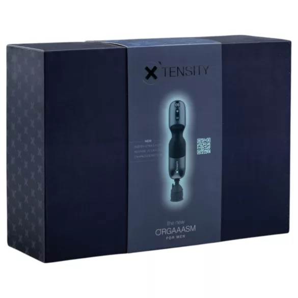 Xtensity 1 - masturbator masculin cu vacuum și pulsații - negru