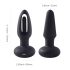 Honey Play Box Snuggy - vibrator anal cu limbă - negru
