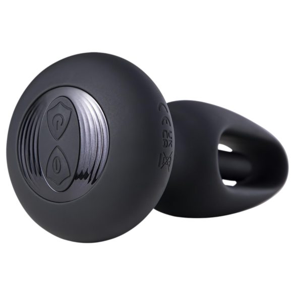 Honey Play Box Snuggy - vibrator anal cu limbă - negru