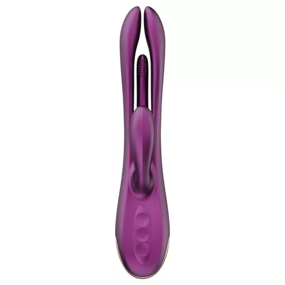 Honey Play Box Terri - Vibrator cu braț pentru clitoris controlat prin aplicație (mov)