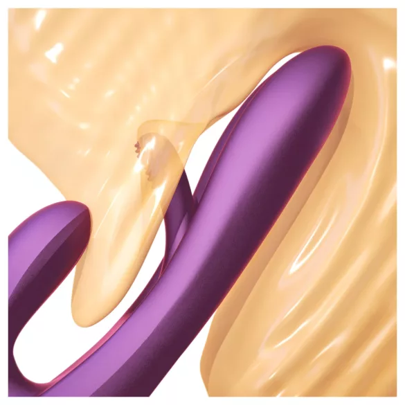 Honey Play Box Terri - Vibrator cu braț pentru clitoris controlat prin aplicație (mov)