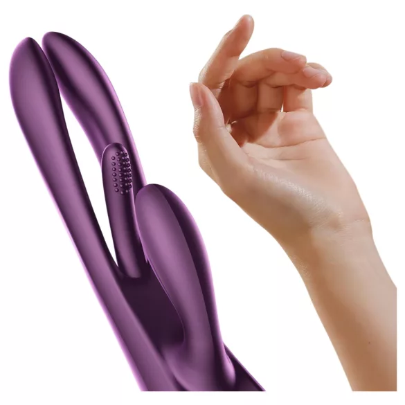 Honey Play Box Terri - Vibrator cu braț pentru clitoris controlat prin aplicație (mov)