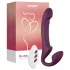 Honey Play Box Bliss - dildo cu vibrații și bile rotative - mov