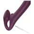 Honey Play Box Bliss - dildo cu vibrații și bile rotative - mov