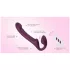 Honey Play Box Bliss - dildo cu vibrații și bile rotative - mov