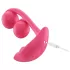 Honey Play Box Melody - Vibrator 2în1 cu bile, controlat prin aplicație (roșu)