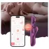Honey Play Box Gem - vibrator cu bile pentru punctul G și clitoris, controlat prin aplicație (mov)