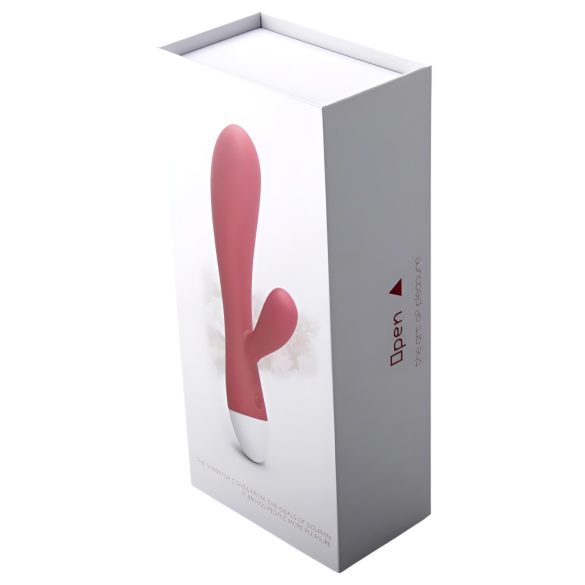 Cotoxo Dolphin & baby - vibrator clitoridian cu braț flexibil - reîncărcabil